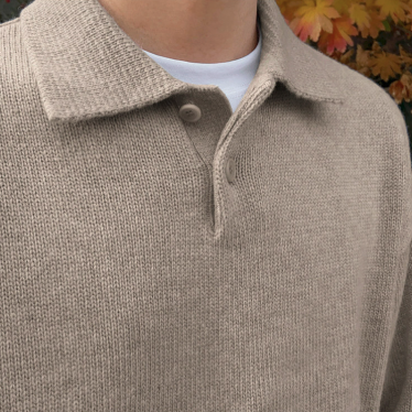 Faron - Weicher Lässiger Strickpullover