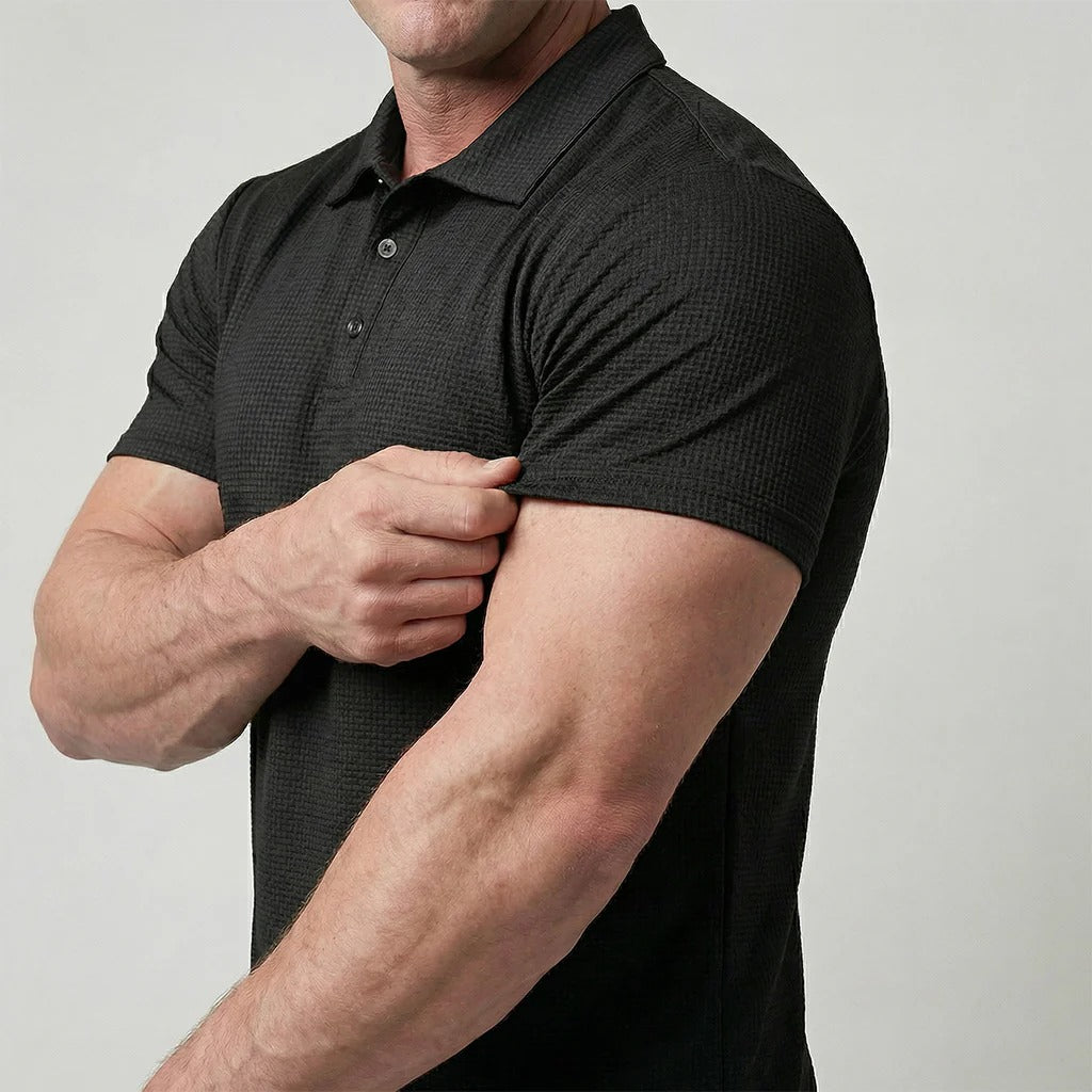 Milo - Atmungsaktives Mesh-Polohemd